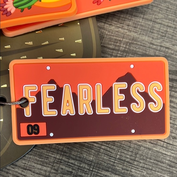 Luggage Tags | Cactus 🌵 & License Plate Style “Thriving” & “Fearless” 🌅 - Picture 5 of 6